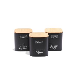 Birių produktų indų rinkinys Maestro BLACK